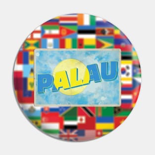 Palau Vintage style retro souvenir Pin