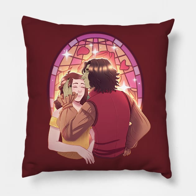 Tale as old as time Pillow by staypee