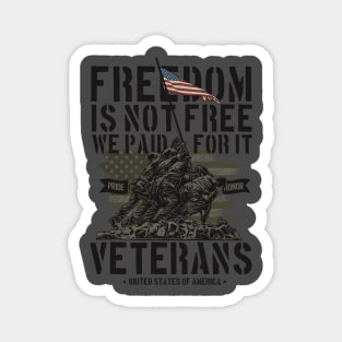 VETERANS PAID FOR IT Magnet