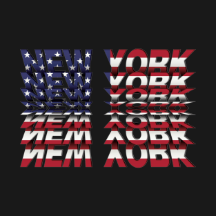 New York Flip Text effect T-Shirt