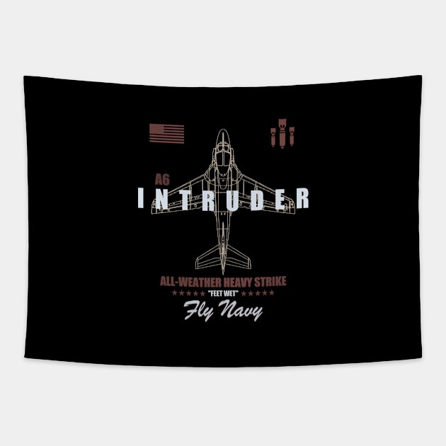 A-6 Intruder Tapestry by TCP