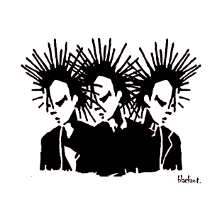 Punk Gang in Black by Blackout Design. T-Shirt