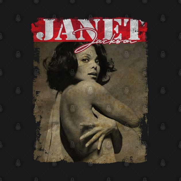 TEXTURE ART- JANET JACKSON IS QUEEN by ZiziVintage