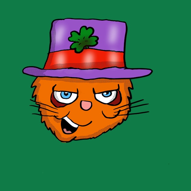 St.Paddy's Day Cat Head by Eric03091978