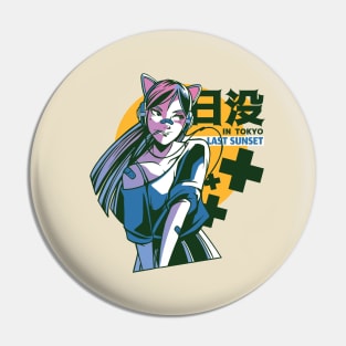 Tokyo Anime Girl Pin