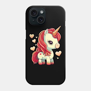 Valentines Unicorn Love Phone Case