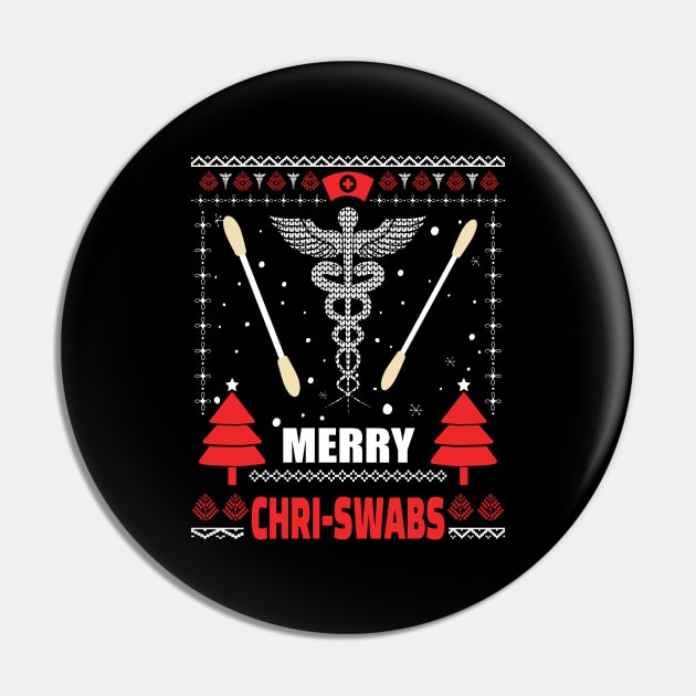 Merry chriswabs funny ugly sweater nurse gift Pin by DODG99