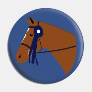 Blue Ribbon (Chestnut) Pin