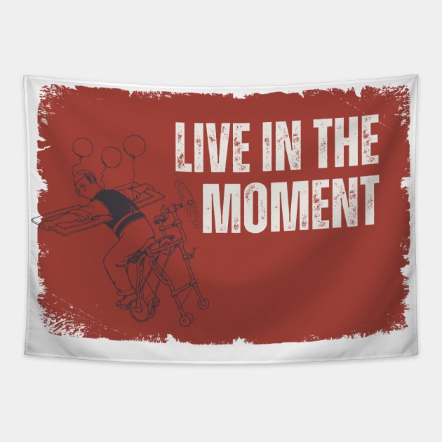 live in the moment Tapestry by Banyu_Urip