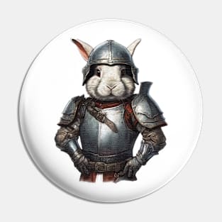 rabbit knight in shining armour Pin