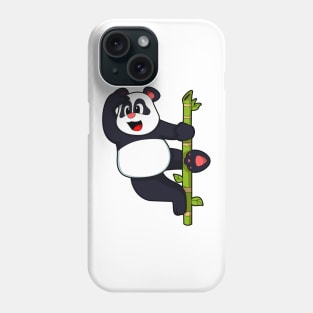 Panda with Bamboo Phone Case