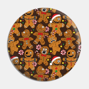 Evil Horror Movie Gingerbread Men Pin