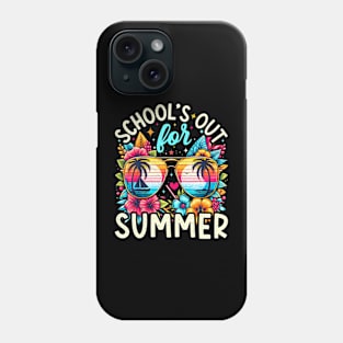 Schools Out For Summer Last Day Of School Teacher kids Phone Case