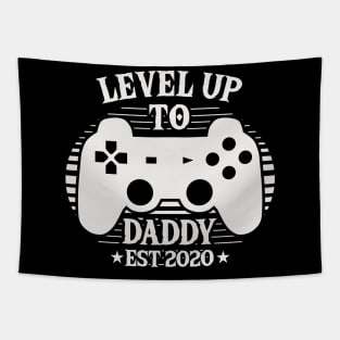 Leveled Up To Daddy Est 2020 Tapestry