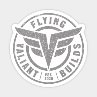 Flying Valiant Builds (Gray Grunge - White) Magnet