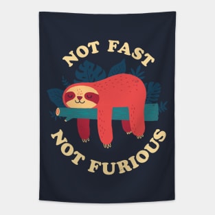 Sloth: Not Fast Not Furious Tapestry