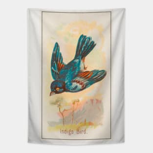 Indigo bird Tapestry