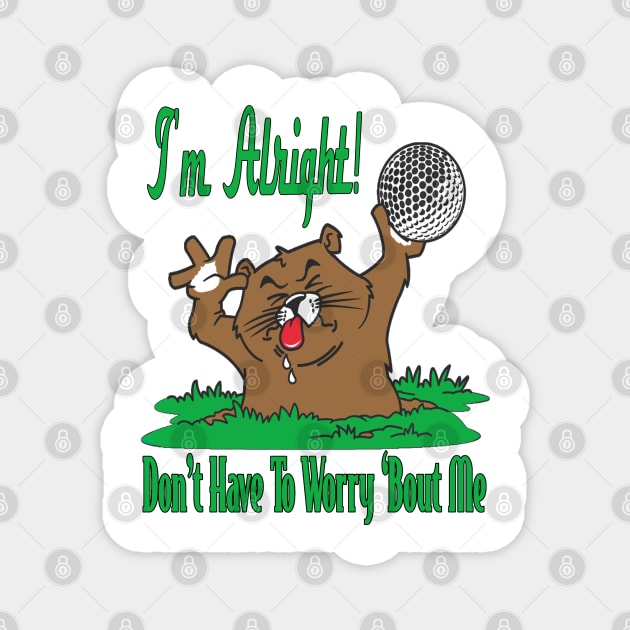 The Gopher and The Golfball Magnet by FabulouslyFestive