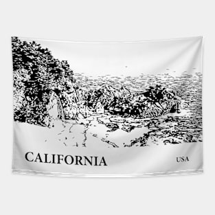 California USA Tapestry