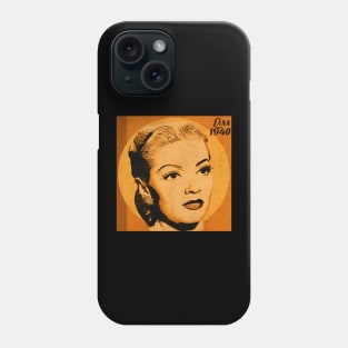 Vintage Cinema Lana Turner Phone Case