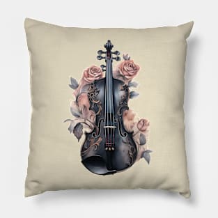 Blooming Violin Pillow