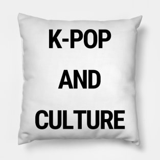 K-Pop and culture Pillow