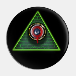 Evil Eye - Hemorrhagic Teardrop Illuminati All Seeing Eye Pin