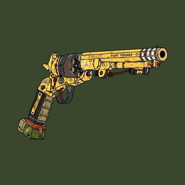 nail gun revolver. by JJadx