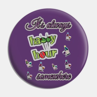 Happy Hour Pin