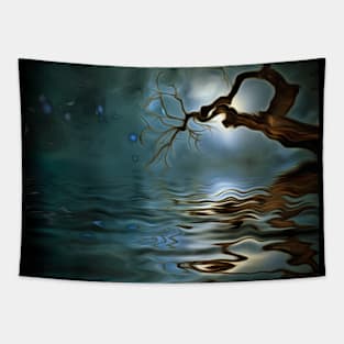 Tree in flooded lands Tapestry