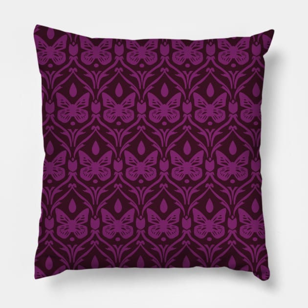 The Mighty Monarch Wallpaper Pillow by deadlydarlingKV