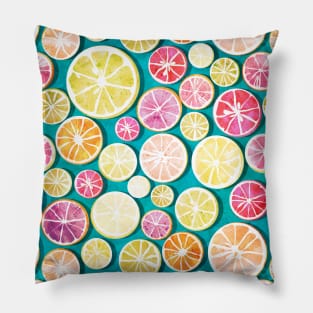 Citrus bath // pattern Pillow