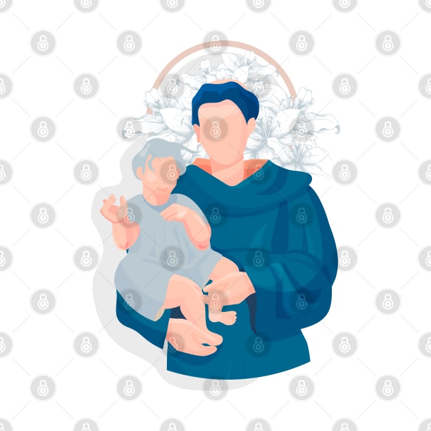 Saint Anthony of Padua by tatadonets