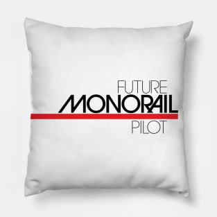 Future Monorail Pilot Pillow