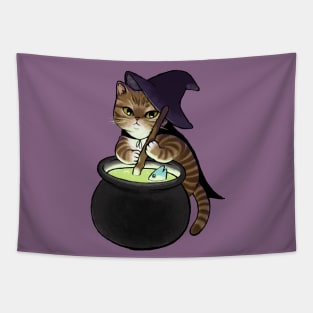 Olaphe the Witch Cat Tapestry