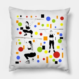 Woot: Weightlifting! Pillow