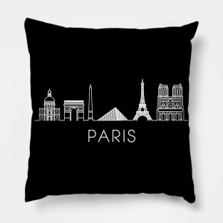 Paris Skyline Pillow