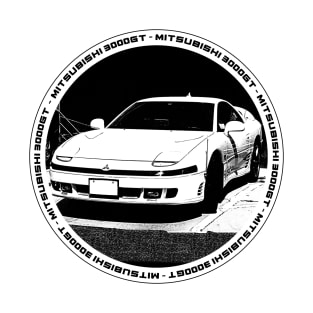 MITSUBISHI 3000GT Black 'N White 4 T-Shirt