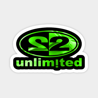 2 UNLIMITED - green collector edition dance music 90s Magnet