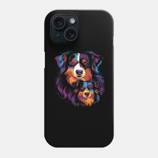 Australian Shepherd Fathers Day Phone Case