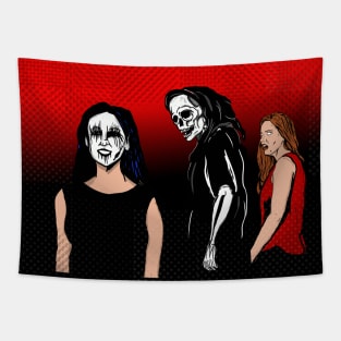 Halloween - Distracted Boyfriend Meme with the Reaper Tapestry