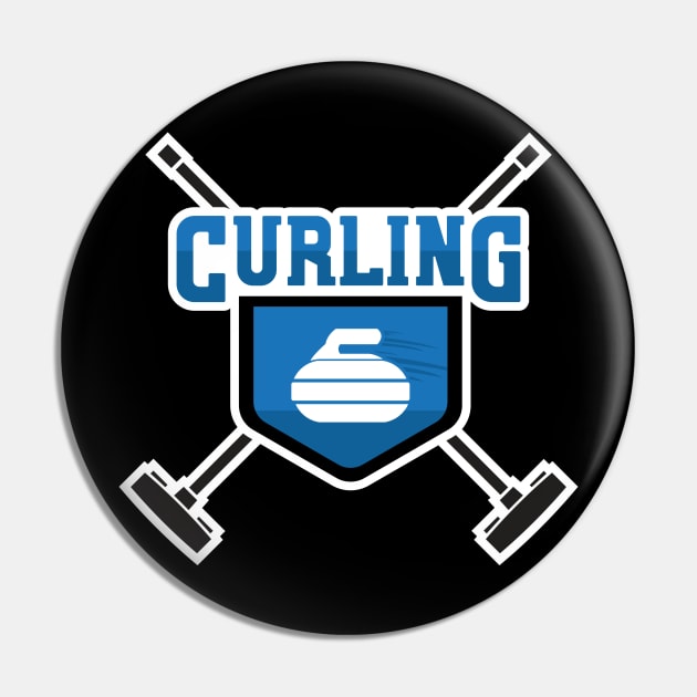 Curling Pin by Dojaja