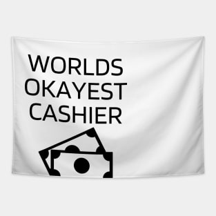 World okayest cashier Tapestry