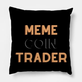 Meme Coin Trader Pillow