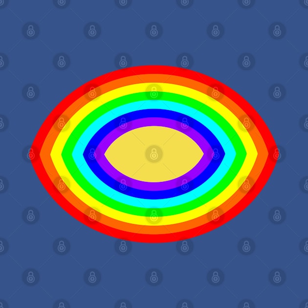Rainbow Eye on Illuminating by ellenhenryart
