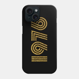 1976 Birth Year Glitter Effect Phone Case