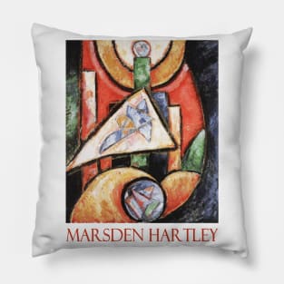 Abstraction (1913) by Marsden Hartley Pillow