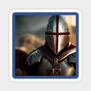 Knights Templar in The Holy Land Magnet