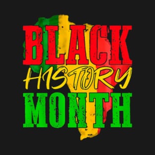 Black History Is American History Patriotic African American T-Shirt