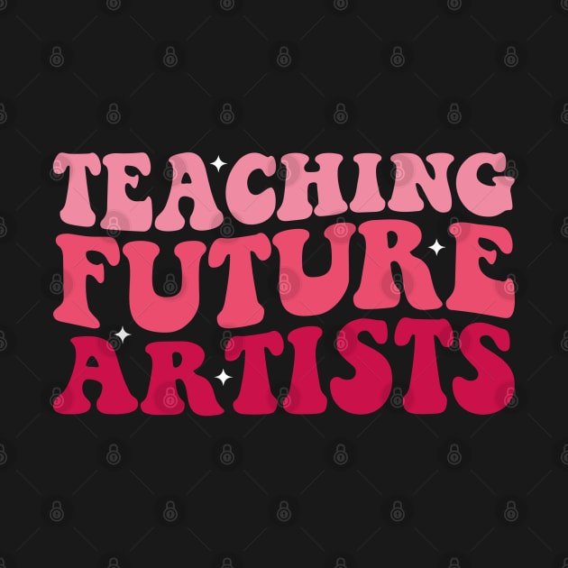 Retro Teching Future Artists Art Teacher by StarMa